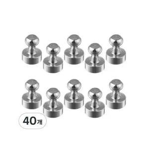 초강력 고리자석 후크 체스형 도장자석 40개 one option