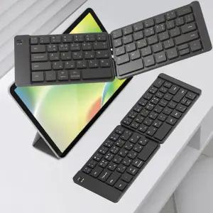 접이식 블루투스 키보드 슬림형 휴대용 태블릿용 스마트폰용