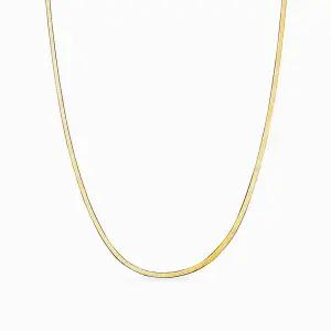 갤러리아 14K 칼렌 스네이크 체인 목걸이 소