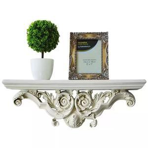 빈티지벽선반 인더스트리얼 벽걸이 진열대 수납 흰색