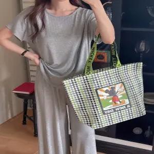 (무배)디즈니 미키 리유저블 백 토트 장바구니 보조 가방 숄더백