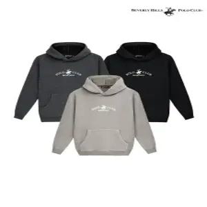 [비버리힐스폴로클럽]남여 심플 자수로고 기모 후드티셔츠 TS931