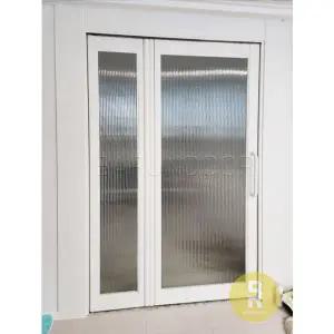 [바른도어]55번 폴딩스윙중문 유백화이트 모루세로강화유리