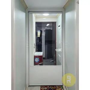 [바른도어]47번 90도 초슬림싱글여닫이중문 고시형 투명강화유리(기타손잡이호환불가)