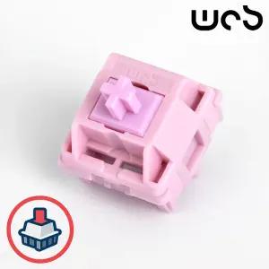 [35개] WOB HMX 바이올렛 스위치 축 키보드 리니어 적축