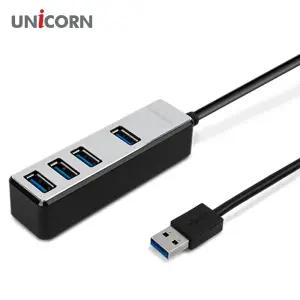 (유니콘)4포트 무전원 USB3.1허브 메탈소재1.8M케이블