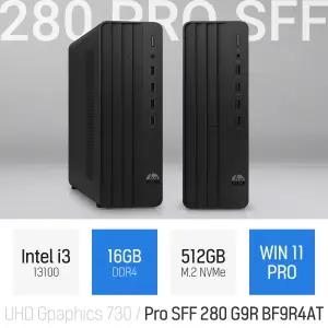 ⓒ HP Pro SFF 280 G9R BF9R4AT i3-13100 16GB 512GB WIN11 / 사무용 인강용 가성비 슬림 데스크탑