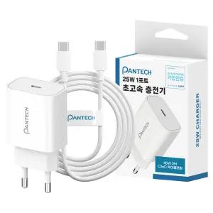 팬택 25W 1P C타입 PD 3.0 PPS 초고속충전기 45W 2M CtoC케이블포함