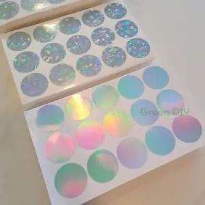 원형 홀로그램 스티커 반짝이는 DIY 스마트톡 만들기 재료 부자재 폰그립 톡자재