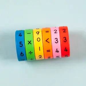 숫자 연산 큐브 소/수학 교구 놀이 장난감 어린이 공부 학습 완구 돌봄 교실 어린이집 유치원 학습용 아동