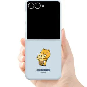 카카오프렌즈 주문제작 춘식이 카툰 갤럭시 Z플립7 Flip휴대폰 전용 슬림하드 케이스