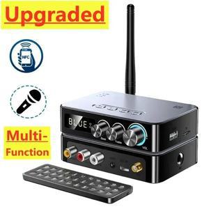 블루투스 오디오 리시버 송신기 DSP 무선 어댑터, M9, M9Pro, NFC, AUX, RCA, USB U 디스크, TF, 6.5 마이