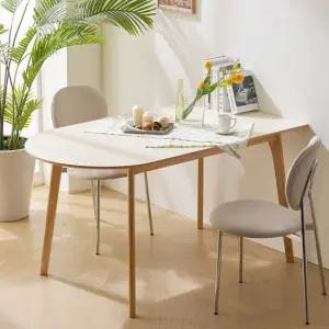 마르체 롤리 HPM 반타원 원목 테이블 1400 BCM623C