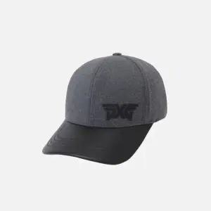 M PXG골프모자 UQC PGFPU8504-12 공용 가죽 패널 캡