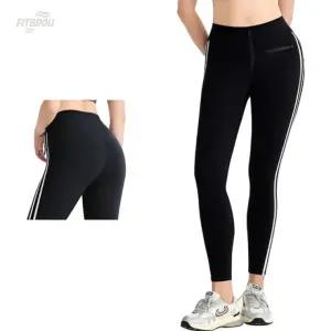 핏브루 러닝 바지 검정 필라테스 요가복 2줄 레깅스 팬츠 여자헬스 짐웨어 블랙 요가