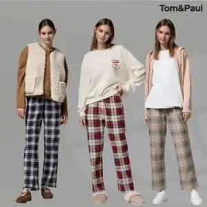 (파격기획가) 25FW  여성 기모 체크 팬츠 3종 (L511W)_667106