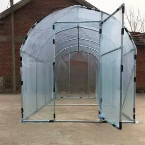 소형비닐하우스 3미터 조립식 온실 필름 미니 비닐하우스 반쪽 비닐