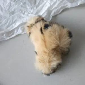 폼폼 겨울 빅사이즈 집게핀 브라운레오파드-WFG63Q5