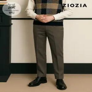 [지오지아][지오지아] 테이퍼드 핏 멜란치 캐주얼 슬랙스 (ABD4PP1104)