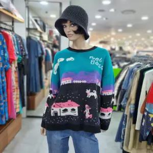 베네통/애플아울렛/들판 라운드넥 니트/BAKP64461