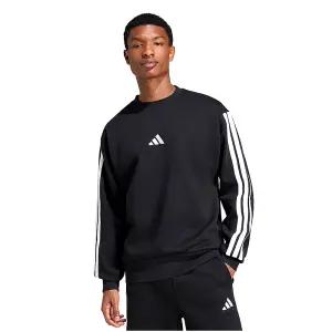 아디다스 에센셜 3S 플리스 스웨트셔츠 기모라운드티 라운드티셔츠 맨투맨