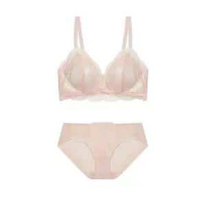 [EBLIN] 헴팬티세트 투톤 브라렛 크림베이지 LIGHT BEIGE EBBRFA116H_P406694985