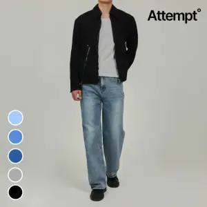 어템트 / 핏초이스진 / 남성 청바지 / 와이드핏 / 스판 밴딩 / 3가지기장 / 5가지컬러 / 6사이즈 / 빅사이즈 / ATTEMPT