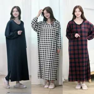 피치기모 오버핏 롱원피스 홈원피스 빅사이즈잠옷