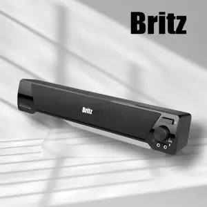 브리츠 BA-R9 컴퓨터 PC 사운드바 스피커 2채널 블랙