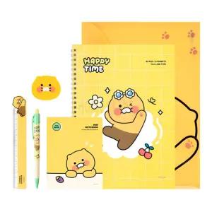카카오프렌즈 춘식이 문구세트 베이직세트D 6종 학용품 문구 중학생 초등학생 고등학생 어린이날 크리스마스 단체선물