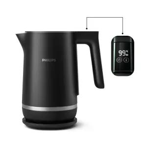 필립스 스테인리스 이중 단열 6단계 온도조절 무선 전기포트 HD9396/90