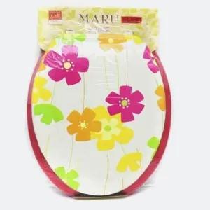 고품질 (SM)플라워 디자인 변기커버 U형 변기커버특대형 (WB6E5A2)