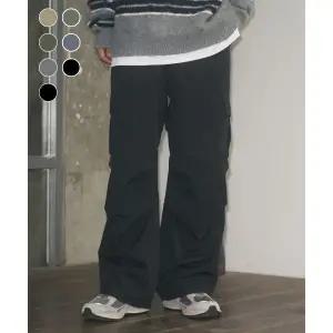 레더리 LEATHERY (기모VER 추가) 파라슈트 와이드 카고 팬츠 [7COLOR] LRPT3203 210572