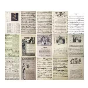 사진배경지 촬영용 빈티지 배경지 음표 다꾸 포장 촬영소품