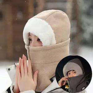 후드워머 후리스 바라클라바 지퍼 신상품 겨울 방한 보들한 모자 넥워머 인기