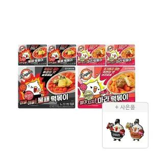 온더고X한화이글스 이글이글! 불패떡볶이 362g, 3개+절대지지! 마라떡볶이 366g, 3개+증정(러기지택, 1개)