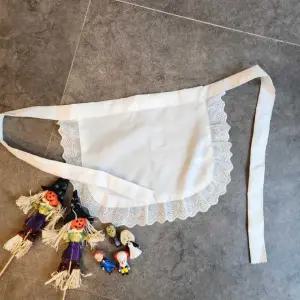 UME 할로윈 메이드 코스튬 레이스 펀칭 앞치마 할로윈 코스프레