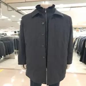 [바쏘옴므]바쏘옴므 네이비구스 조끼분리 하프코트(WSZ4UA58ANY)