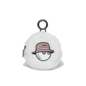 [말본골프]용품 TQT M4343PAC14IVY 버킷 캐릭터 플리스 볼케이스 IVORY