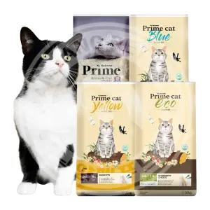 프라임캣 옐로우 에코 블루 고양이사료 대용량 20kg 길냥이사료