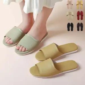 인기상품 키밍 호텔 럭셔리 가죽 슬리퍼 실내화 거실화 하우스 [W94DD89_251024]