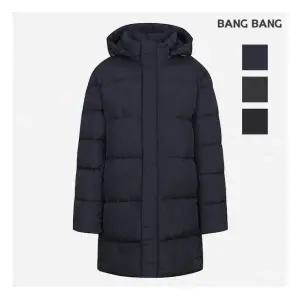 [뱅뱅] 공용 후드탈착 구스다운 중기장 패딩 (NUF820) 789305