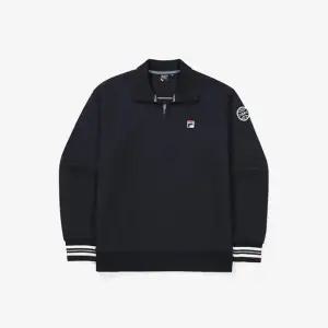 휠라 F박스 면혼방 반집업 맨투맨 FS2POF3311X-INA