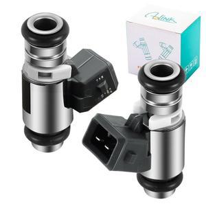 AULINK IWP162 2 PCS 레이싱 연료 인젝터 할리 데이비슨 일렉트라 글라이드 로드 킹 스트리트 팻 보이 소프트테일 다이나 2001-2017, 모토 구찌, 2003-2016, 폭스바겐 1986-2018 2760901 10220113 2760901B용