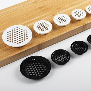라운드 스테인레스 스틸 환기 커버, 루버 에어 벤트 그릴 메쉬 홀 옷장 캐비닛 가구 액세서리, 1 개