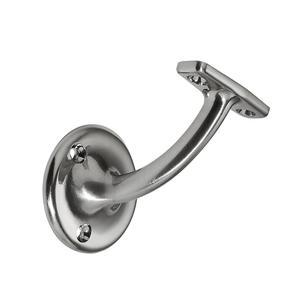 Khtumeware 5팩 3인치 브러시드 새틴 니켈 핸드레일 브래킷 계단, 가정 또는 사무실 계단 지지대 브래킷용 튼튼한 하드웨어