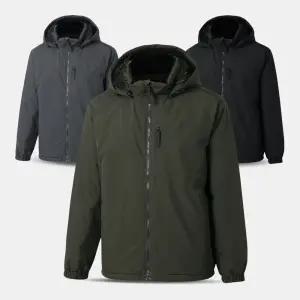 [아즈바이]남성 후드 보아털 우븐 패딩 점퍼 자켓 BJ953 겨울