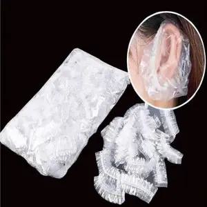 [골드스마일]일회용 미용실 염색용 비닐 귀마개 귀커버 이어캡 헤