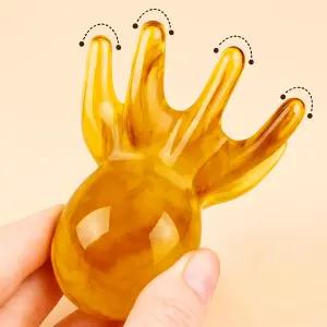 문어 괄사 두피 마사지기 3컬러 두피·어깨·목 마사지 겸용