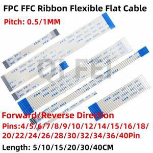 FFC FPC 케이블 AWM20624 80C 60V VW-1 플랫 플렉시블 4 5 6 7 8 9 10 12 14 16 18 20 24 28 30 32 34 40